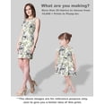 thumbnail image 5 of Soimoi Animals Printed, Cotton Satin Spandex, Sewing Fabric by The Yard 54 Inch Wide, Decorative Fabric for Dresses and Home Accents, Olive Green, 5 of 5