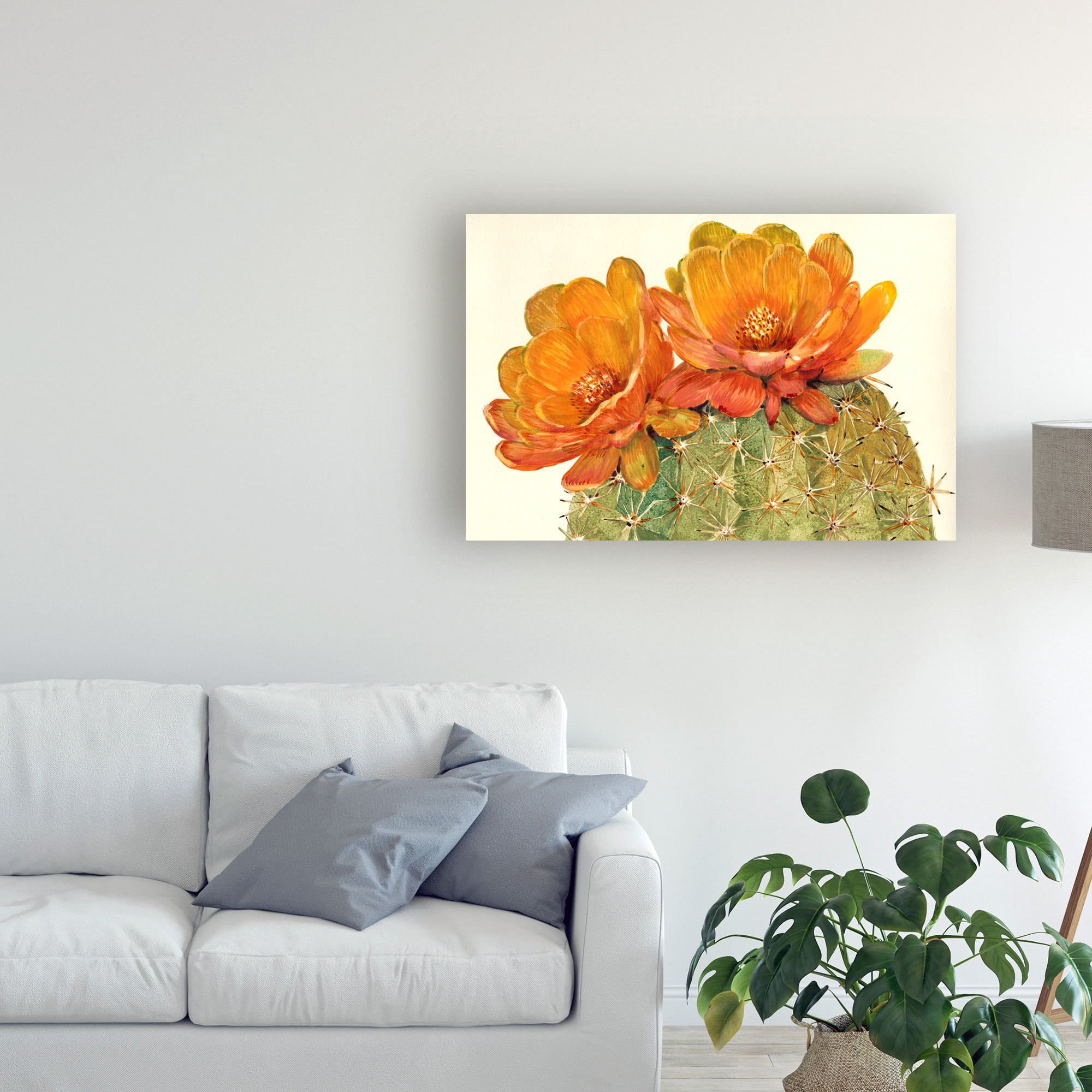 Trademark Fine Art 'Cactus Blossoms II' Canvas Art by Tim OToole