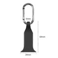 thumbnail image 5 of Compatible con Apple Watch Series 8 / 7 41 mm / 6 / 5 / 4 / SE / SE (2022) 40 mm / 3 / 2 / 1 38 mm. Llavero con mosquetón de silicona., 5 of 5