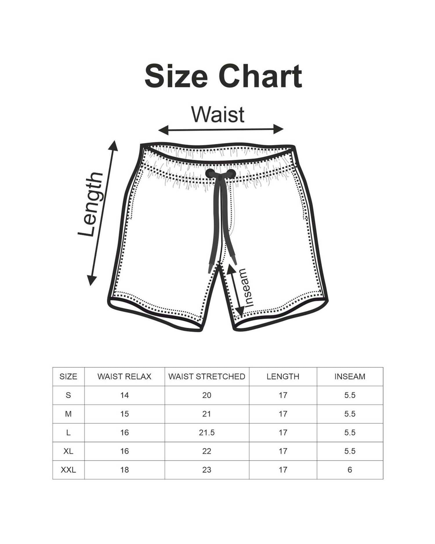Mens Swim Shorts Dry Fast 4 Ways Stretch Swimming Trunks, Mini Flamingos Pink, Size: L, Vacay Land
