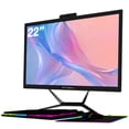 thumbnail image 1 of STGSivir - computadora todo en uno, visualización de 22 pulgadas, Intel Core i5 de 2,9 GHz hasta 3,6 GHz, memoria 16G, SSD 512G, WiFi 5, Bluetooth, teclado RGB y alfombrilla de mouse y mouse para, 1 of 5