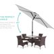 thumbnail image 2 of XXiaoqing 10ft Outdoor Table Compatible Steel Polyester Market Patio Umbrella w/Crank and Easy Push Button Tilt, 2 of 9