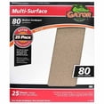 thumbnail image 1 of Hojas de lijado Gator Multi-Surface, grano 80, 9 x 11 pulgadas, paquete de 25, 1 of 8