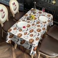 thumbnail image 2 of Classic Halloween Pattern Rectangle Tablecloth 60"x102",Waterproof Polyester Rectangle Table Cloth, Wipeable Spillproof Polyester Tablecloth for Dining, Camping, Indoor and Outdoor, 2 of 6
