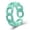 D, variant on Resin Rings Acrylic Cute Trendy Rings Colorful Rhinestone Rings Jewelry Plastic retro fashion design style finger