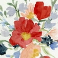 thumbnail image 2 of Caroline, Emma 26x26 White Modern Wood Framed Museum Art Print Titled - Indian Summer Bouquet I, 2 of 4