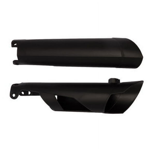 Acerbis Lower Fork Cover Set Black for Husaberg FE 390 2010-2012