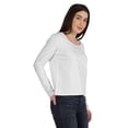thumbnail image 3 of Inkmeso Long Sleeve Cotton Tshirt Street Style Wear Scoop Neck Tee Shirt For Women Wear, 3 of 7