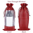 thumbnail image 3 of Nestingho 4Ud Bolsa Para Botella De Vino Roja Con Cordón Para Regalo Y, 3 of 6