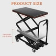 thumbnail image 6 of M optimized Hydraulic Table Cart, 500Lbs Capacity, 28.4inch Lifting Height， Elevating Hydraulic Lift Table Cart for Material Handling and Transportation, 6 of 9