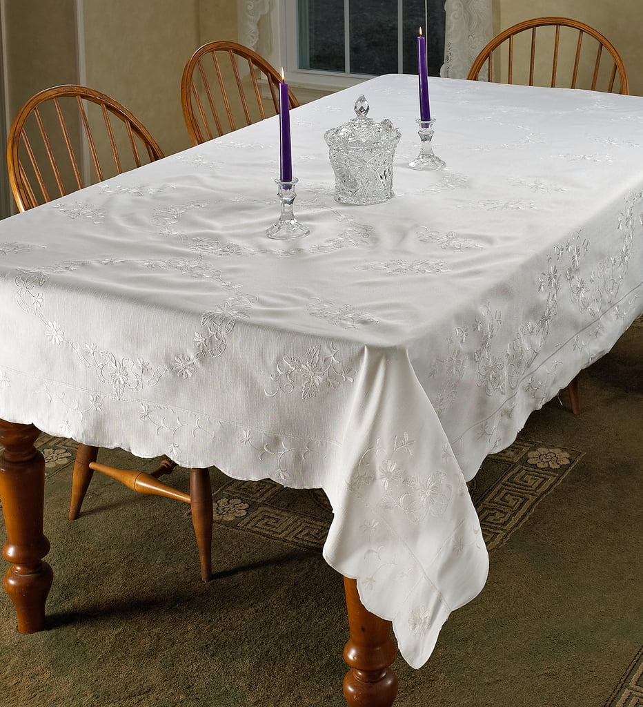 Renaissance Embroidered Design Tablecloths - Walmart.com