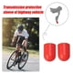 thumbnail image 2 of Accesorios para bicicletas Cubierta de cambio de silicona para bicicleta de carretera desviador palanca de freno tapa protectora roja Barbie Nuevos Originales, 2 of 7