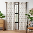 thumbnail image 6 of Rochelle Porter Jaguars Single Panel Curtain Poletop Rod Pocket, Cotton, Ivory, Light Filtering, Adult, 50" W x 84" L, 6 of 8
