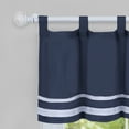 thumbnail image 2 of Achim Dakota Polyester Light Filtering Curtain Valance, Navy, 58" x 14", 2 of 2