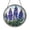 Stained Glass 7.87 Inch, variant on Wild Meadow Bluebonnet Faux Stained Glass Window Decor