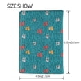 thumbnail image 3 of Pofeuu Funny Cat Blue Print Travel Document Organizer Passport Holder Men Women for Family (6.5 in x 4.5 in),Wallet Holder Credit Card Clutch Bag Case, 3 of 5