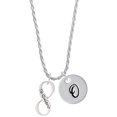thumbnail image 1 of Delight Jewelry Silvertone Te Quiero Infinity Sign Silvertone Script Initial Disc - O - Charm Necklace, 20"+3", 1 of 4
