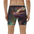 thumbnail image 4 of Salouo Rainbow Scales Fantasy Dragon Pattern Men's Boxer Briefs, Soft & Breathable Underwear Elastic Waistband Briefs for Men,1-Pack, 4 of 7
