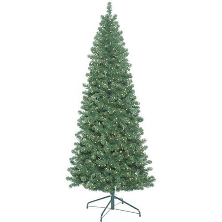 Vickerman 12' Oregon Fir Slim Artificial Christmas Tree with 1400 Clear