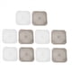 thumbnail image 1 of 10X Tapa de DesagüE Cuadrada para DesagüE de Ducha Colector Pelo Tapón de Silicona Plano con Ventosas, 1 of 8