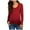 Wine, variant on breaise Women's Nursing Tops Comfy Long Sleeve Maternity Tunic Blouse Shirts Breastfeeding T-Shirt Lightweight Postpartum Pregnancy Clothes S-2XL