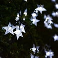 thumbnail image 4 of Morttic Solar String Lights Outdoor, Solar Powered Star String Lights, 23ft 50LED 8 Modes Waterproof Christmas String Lights for Gardens Patio Landscape Xmas Tree Decorations (Cool White), 4 of 17