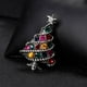 thumbnail image 5 of Yuarrent Decorado Árbol de Navidad Botas de Papá Noel Muñeco de nieve Campana Broche Bufanda Collar Solapa Broche de Navidad Regalo de niña Kits de decoración para fiestas No.48 Yuarrent JR0793-48, 5 of 6