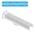 thumbnail image 2 of Uxcell 23/10 Staples for Stapler, 10Box 10000pcs 3/8" Leg Length Standard Flat Clinch, 2 of 6