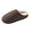Coffee, variant on House Slippers Women's Fuzzy Slippers Genuine Suede Leather Mini Boots Mens Fur Lining Winter Mules Cozy Warm Shoes for Indoor Outdoor(Green,15.99)