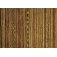 thumbnail image 1 of Ahgly Company Indoor Rectangle Oriental Brown Modern Area Rugs, 2' x 4', 1 of 4