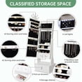 thumbnail image 2 of Bingirl Jewelry Cabinet with Full-Length Mirror, 2 of 6