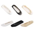 thumbnail image 2 of Women Girls Lace Mesh Low Girls Cut Liner Socks No Show Non Slip Invisible Summer Flat Loafer Liners, 2 of 9