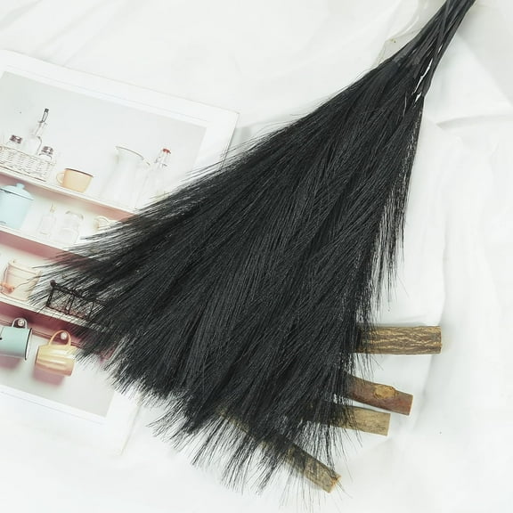 HAOSHICS 17" Faux Dried Artificial Pampas Grass Plant (10 Count)