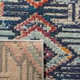 thumbnail image 5 of SAFAVIEH Madison Zaman Geometric Runner Rug, Black/Orange, 2'2" x 12', 5 of 8