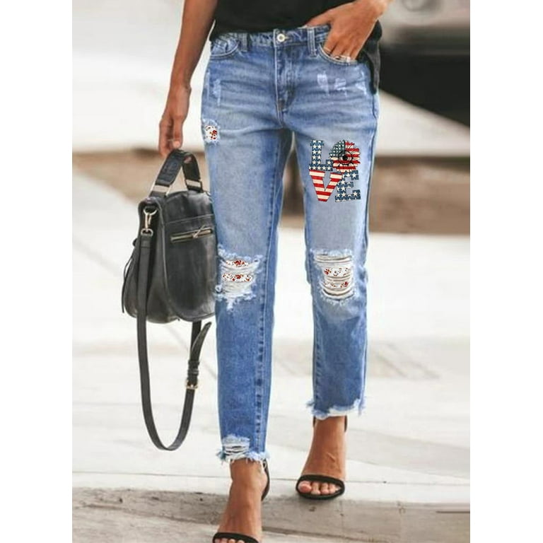 Raw hem shop boyfriend jeans