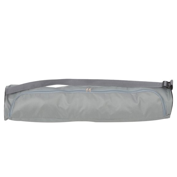 LEORX 1Set Bag Multi-Function Yoga Mat Storage Bag Light Grey Cloth for Gym and Travel 11.4x5.1x5.1in