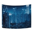 thumbnail image 2 of ABPHQTO Ity Skyline 3D Tapiz abstracto Decoración para colgar en la pared Decoración para el hogar Sala de estar Dormitorio 100x150 cm, 2 of 4