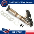 thumbnail image 4 of For 2005-2012 Nissan Frontier 2.5L Manifold Catalytic Converter with Gaskets US, 4 of 9