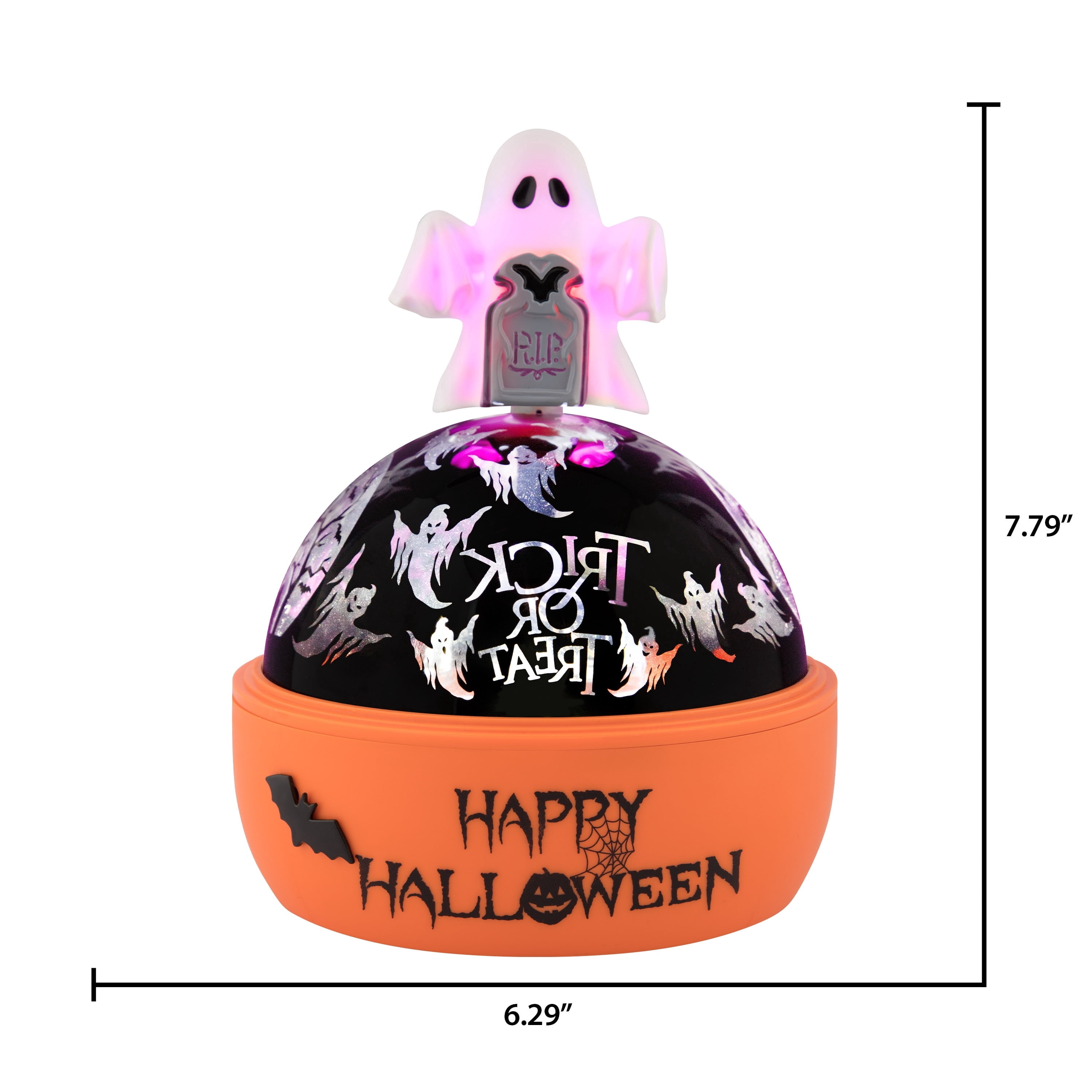Halloween Light Show Projection Illuminations with Ghostly Toppers by Shadow Lights