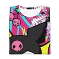 thumbnail image 5 of Boys Girls Kuromi And My Melody Shirt Graphic T-Shirt Crewneck Short Sleeve 3d Colorful Tops Tees, 5 of 6