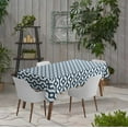 thumbnail image 2 of Vargottam Indoor/OutdoorTablecloth58x58 InchSquareTablecloth Waterproof PatioTableCloths- Spring/SummerTableCovers for Backyard RectangularTable/BBQs/Picnic -Navy Blue, 2 of 5