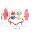 thumbnail image 6 of OKKVV Baby Candy Rattle Toy Soft Rubber Musical Infant Rattle Early Learning Sensory Toy Developmental Hand Grip Toy with Music for 0-12 Month Babies Learning & Educational Toys, 6 of 6
