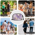 thumbnail image 7 of FORMRS Mini Crossbody Bag for Women Adjustable Rope Shoulder Casual Phone Purse, Pastel Purple Marble Pattern, 7 of 7