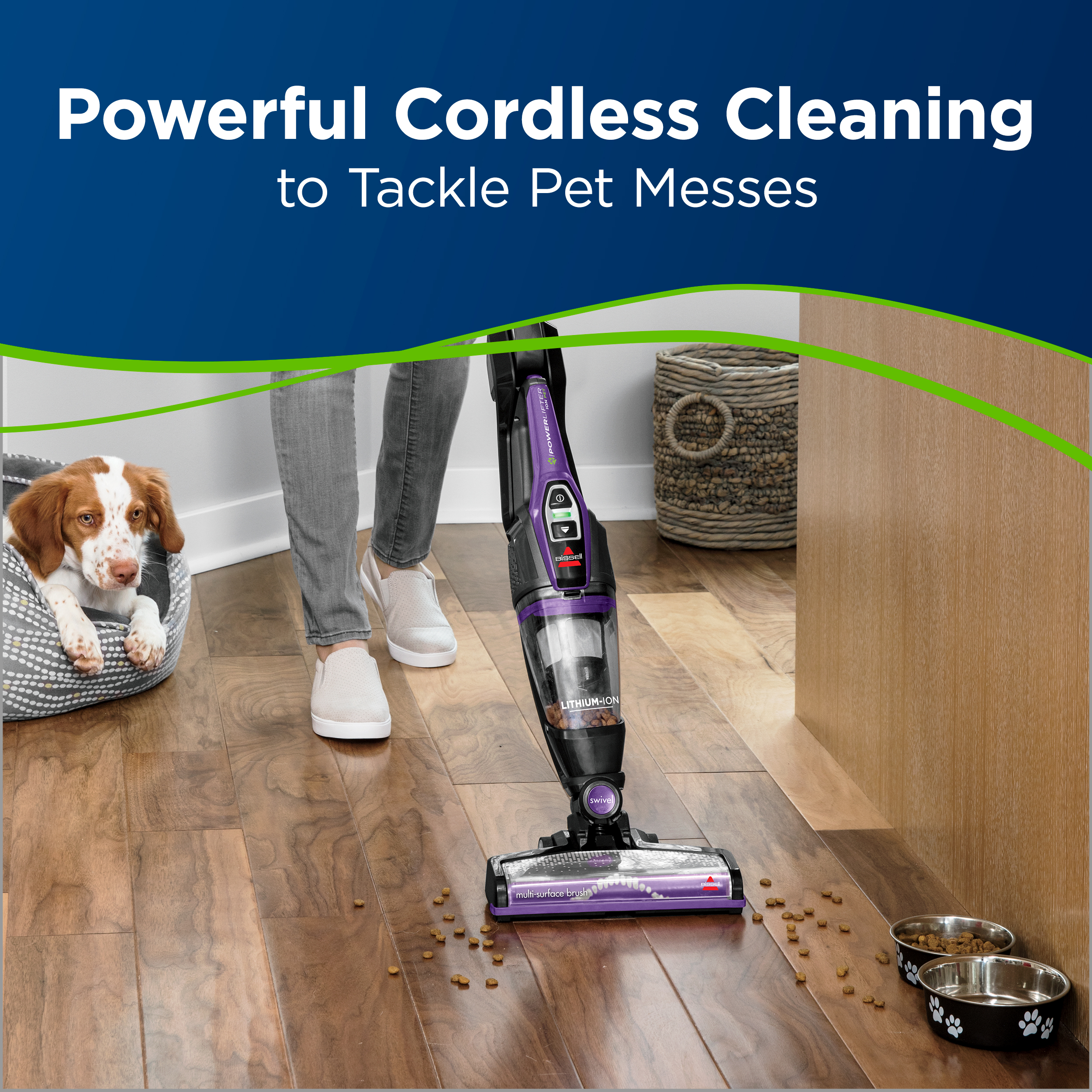 BISSELL PowerLifter Ion Pet Cordless Stick Vacuum, Purple photo 5