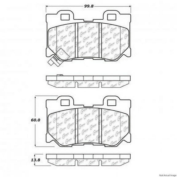 Centric Parts - Ceramic Pads