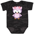 thumbnail image 3 of Inktastic Cute Pink and Purple Owl Girls Baby Bodysuit, 3 of 5