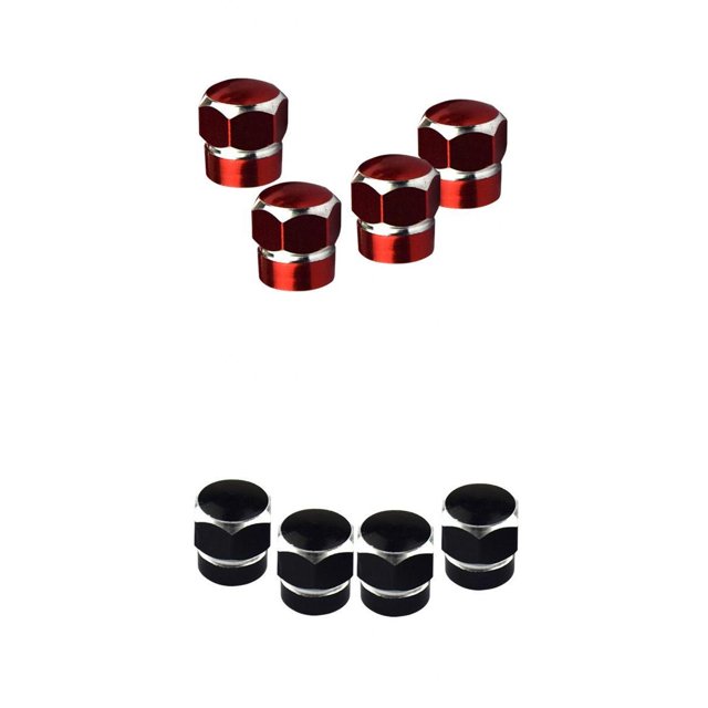 Tapas De Válvu Del Vástago Del Neumático Cubierta Forma Hexagonal (juego De 8 Piezas) Ajuste Uversal De Para Todos Los Autos Y Bicicle Baoblaze hexágono para automóvil Válvulas