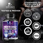 Multivitamin for Men - Once Daily Mens Multivitamins - Comprehensive Multi-Vitamin with Optimal Vitamin Bioavailability - Essential Vitamins A, C, D, E, Zinc Formula - Bottled in USA - 120 Capsules