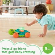 Fisher-Price Linkimals Sit-to-Crawl Sea Turtle Interactive Learning Toy with Rolling Motion for Infants