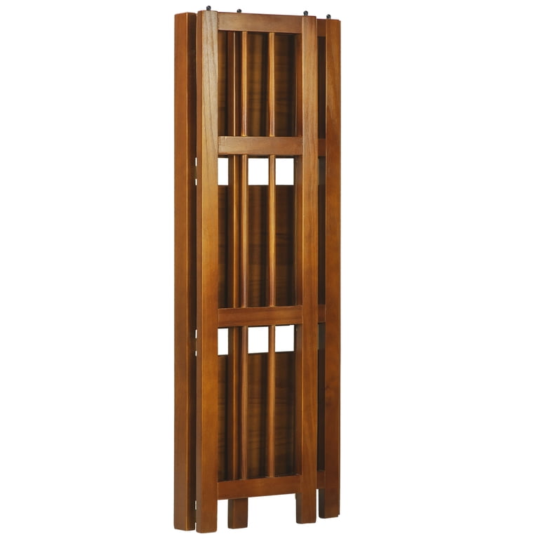Casual Home 3-Shelf Folding Wood Bookcase photo 6